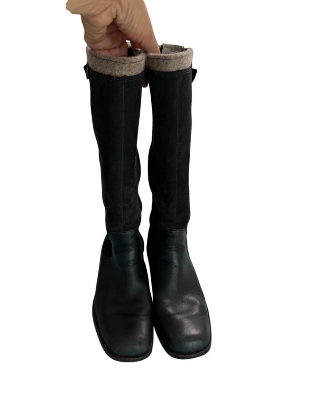 UGG Smithfield Womens Corset-style Lacing Tall Riding Boots Size 9 Black Classic